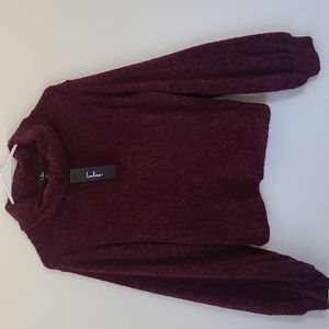 Lulus red wine sweater M